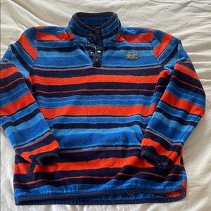 Kids Eddie Bauer Vibrant Striped Fleece Pullover